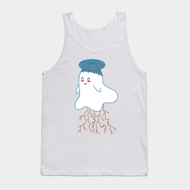 Little Ghost Grounded Tank Top by nathalieaynie